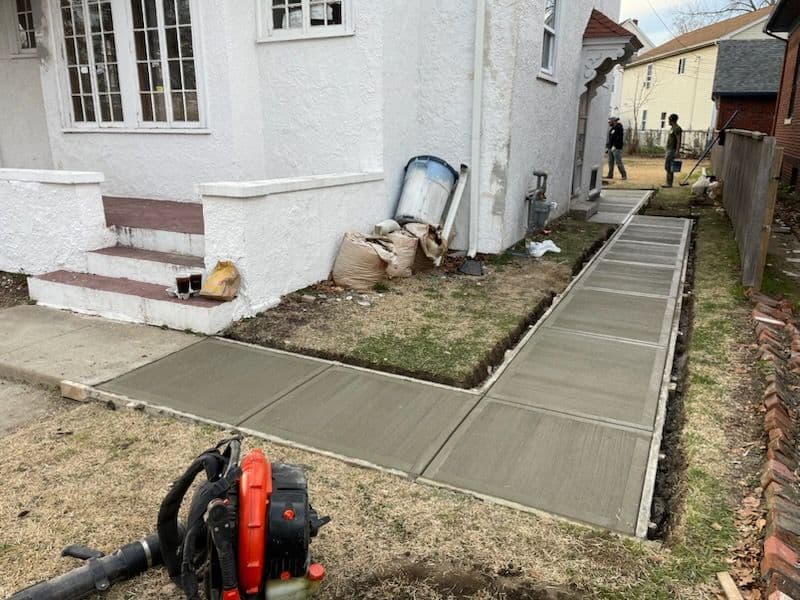 Concrete Walkway Installation image