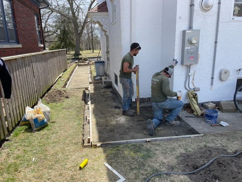Gallery photos for Concrete Walkway Installation: Image #1